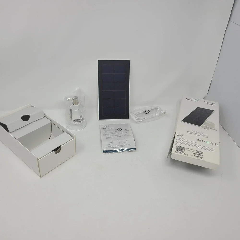 Arlo VMA5600-20000S White Solar Panel Charger - Ultra, Ultra 2, Pro 3, Pro 4